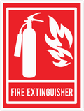 FIRE EXTINGUISHER STICKER Safety Sticker