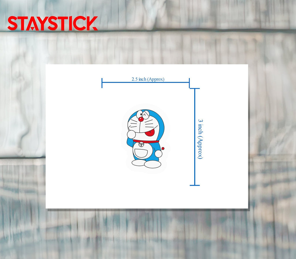 Cute Doraemon Sticker Premium Vinyl Sticker