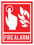 FIRE ALARM STICKER Premium Vinyl Sticker