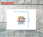 Doraemon and Friends Sticker Premium Vinyl Sticker
