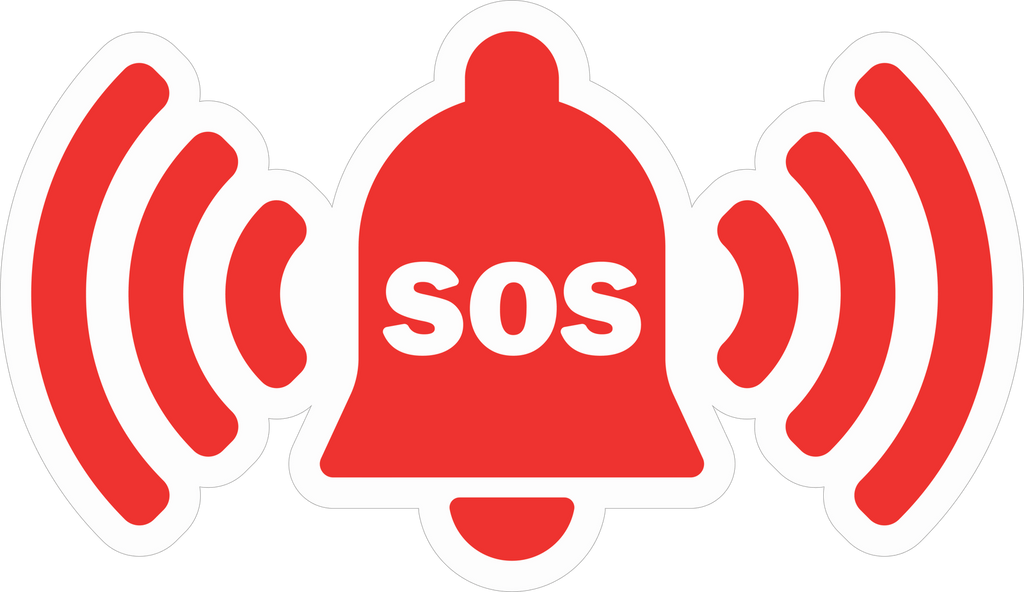 SOS STICKER Safety Sticker