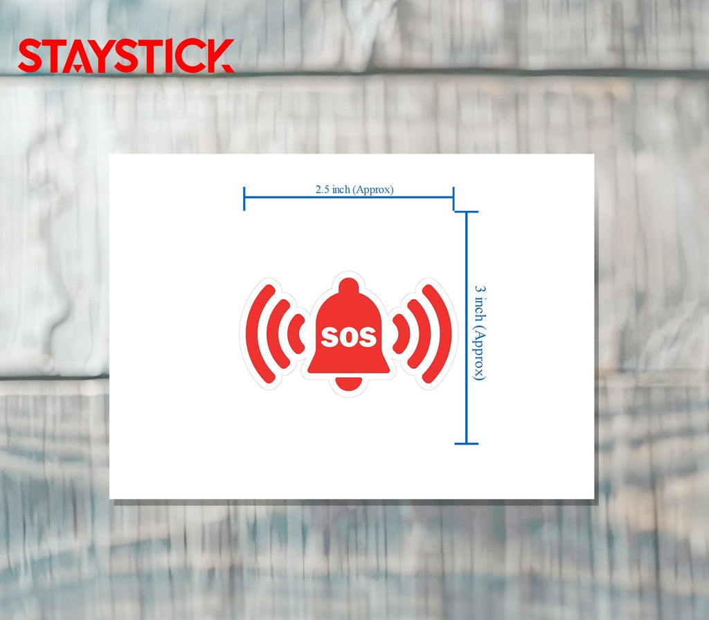 SOS STICKER Safety Sticker