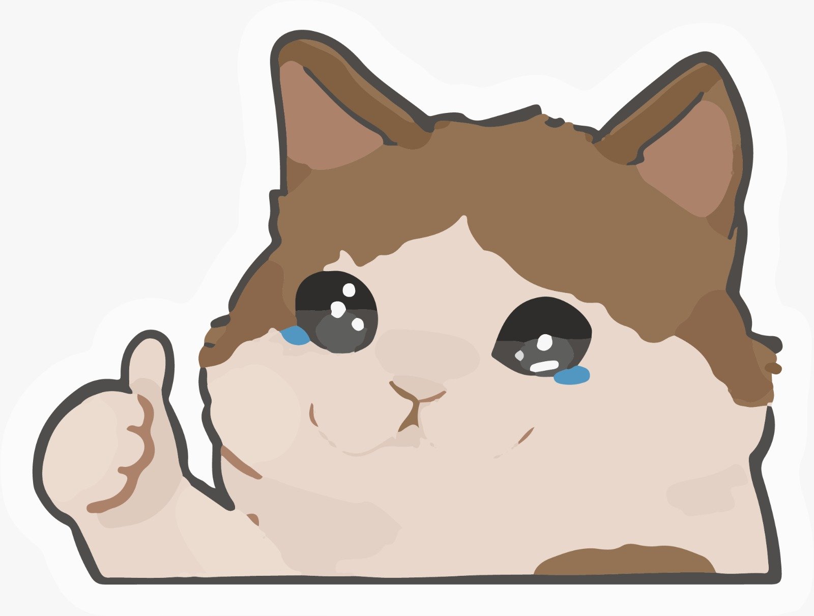CAT STICKER Premium Vinyl Sticker