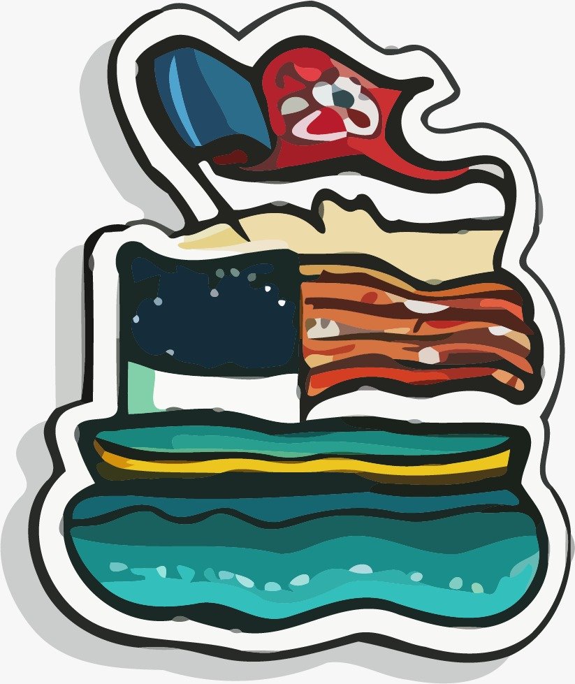 MAP STICKER Premium Vinyl Sticker