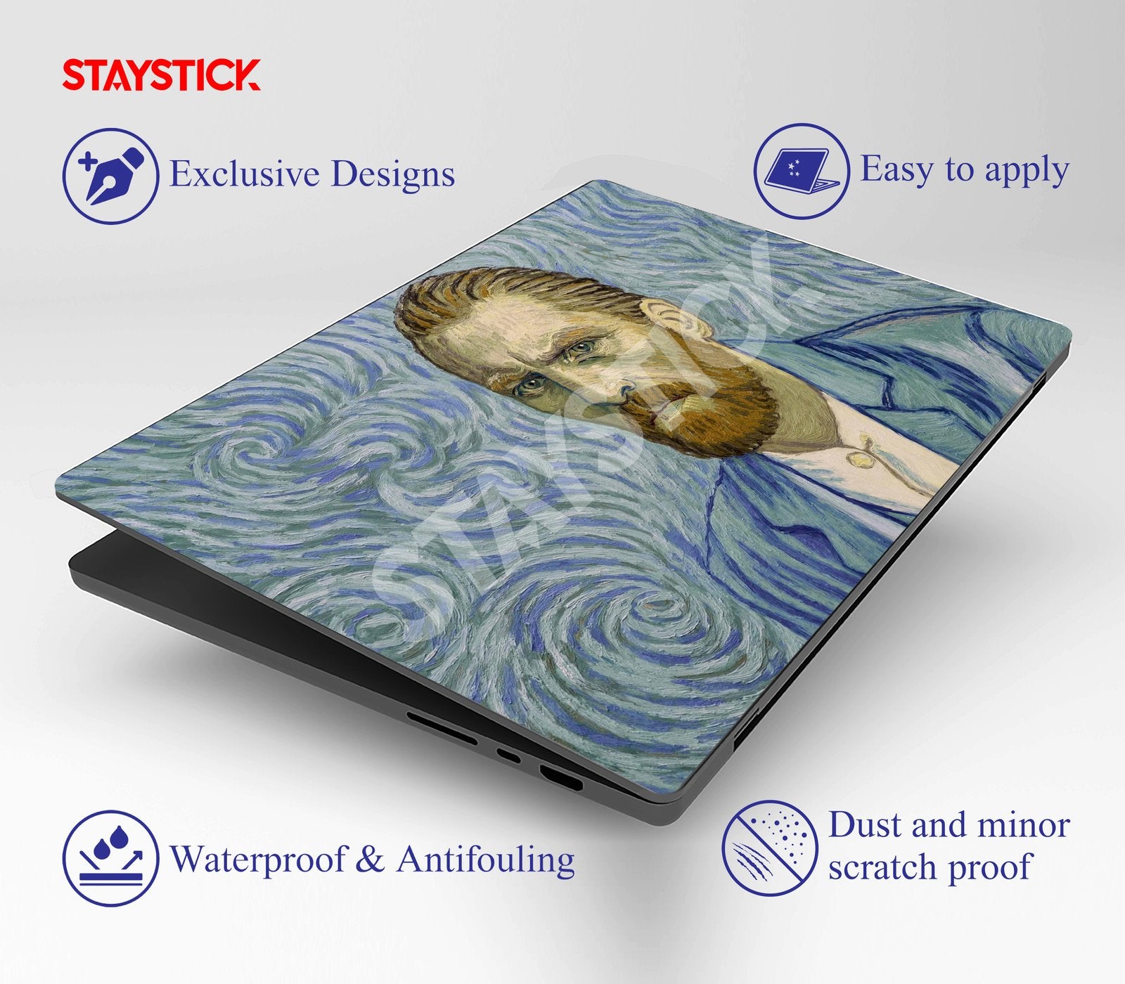 loving vincent Laptop Skin
