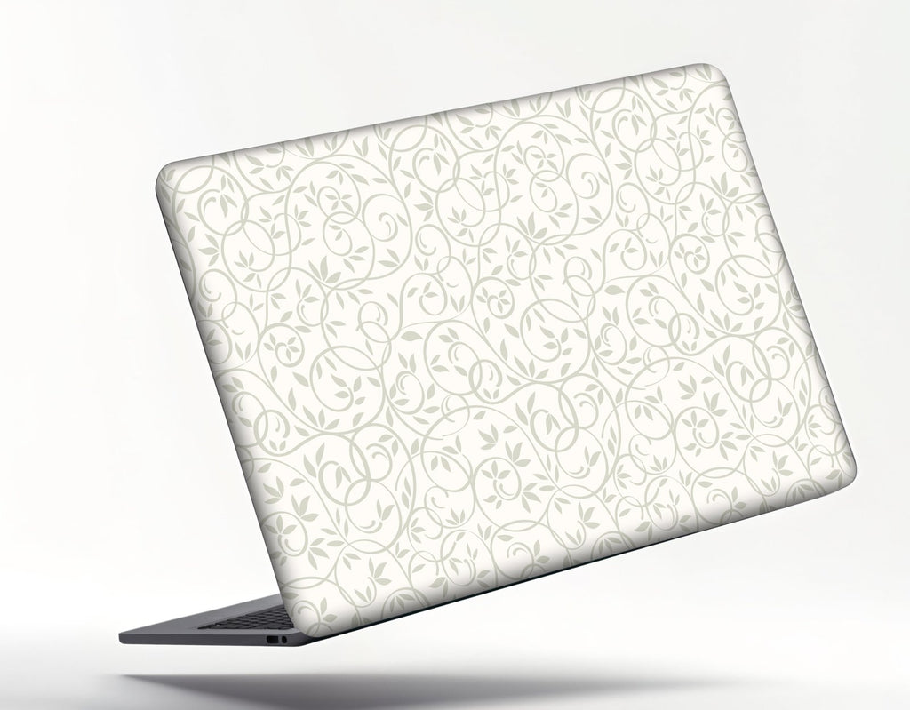 WHITE GRAPHICAL  LAPTOP STICKER