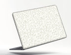 WHITE GRAPHICAL  LAPTOP STICKER
