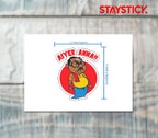 Aiyer anna funny cartoon sticker Premium Vinyl Sticker