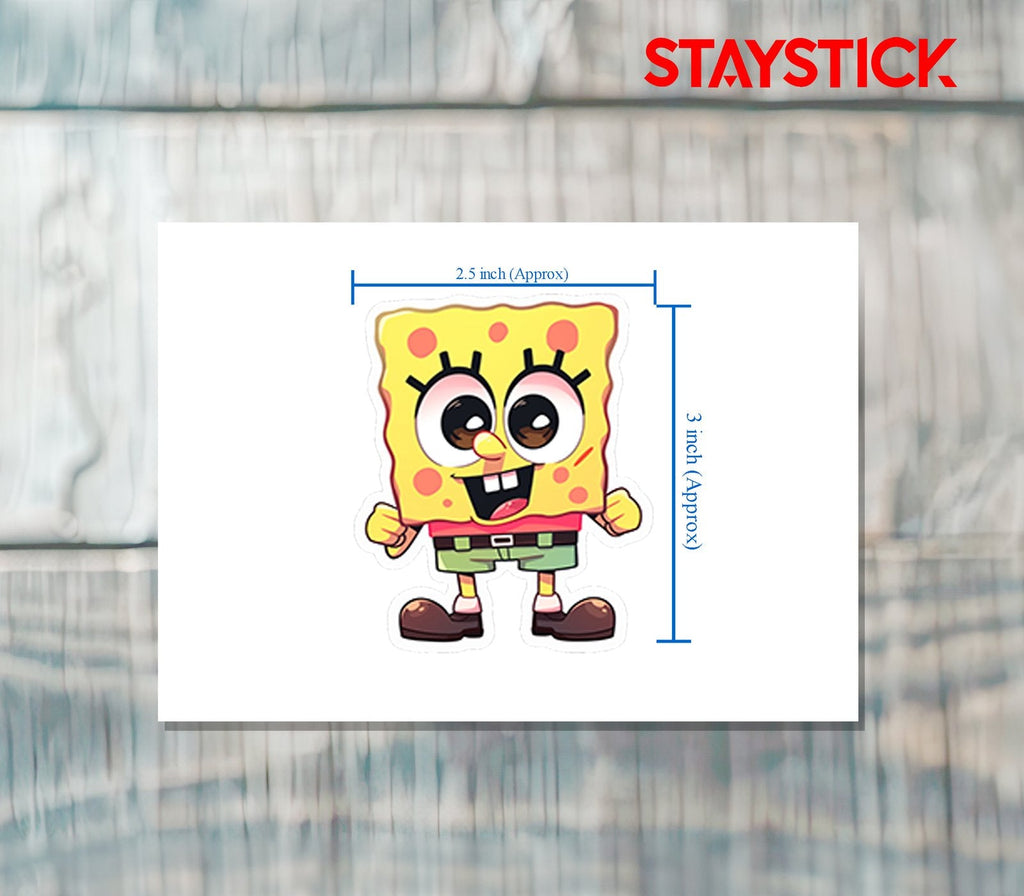SPONGEBOB STICKER Premium Vinyl Sticker