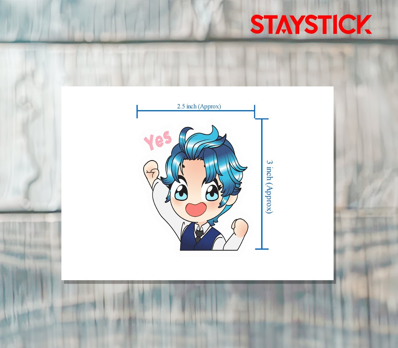 ANIME 4 STICKER Premium Vinyl Sticker