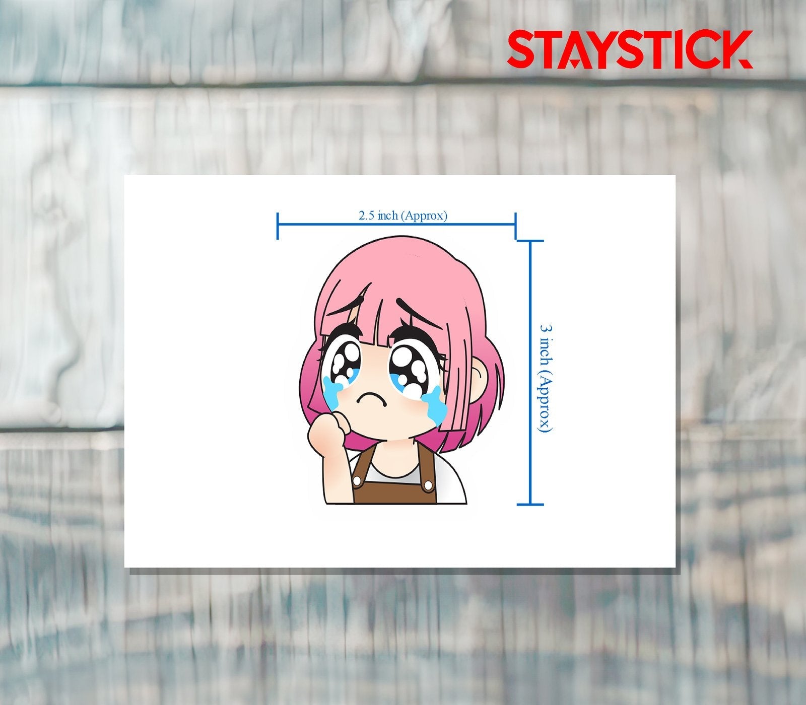 ANIME 6 STICKER Premium Vinyl Sticker