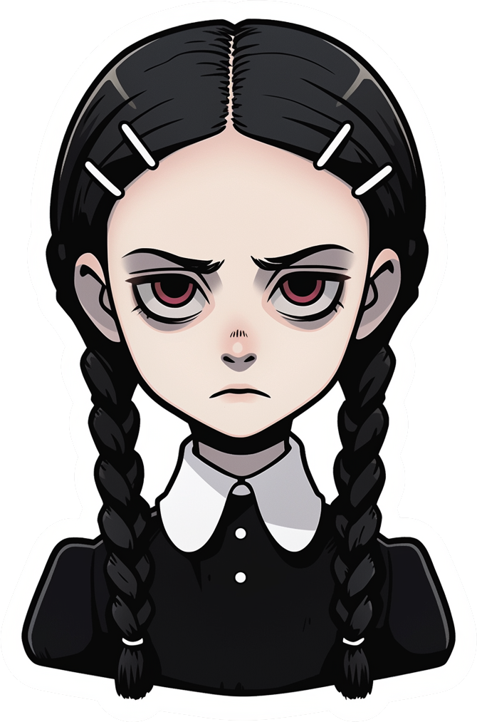 Wednesday Sticker Premium Vinyl Sticker