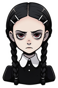 Wednesday Sticker Premium Vinyl Sticker