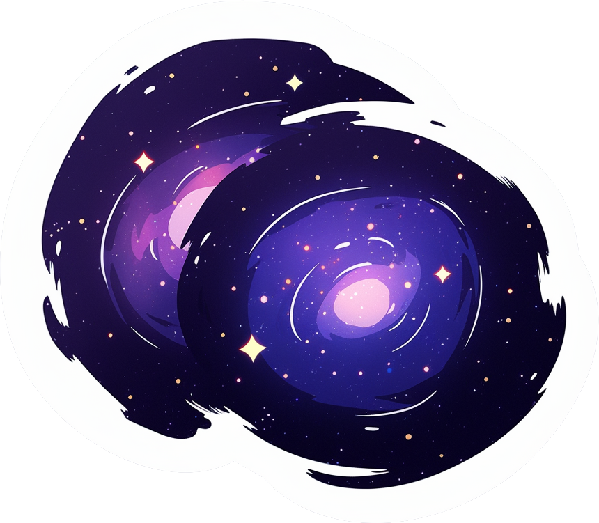 GALAXY STICKER Premium Vinyl Sticker