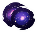 GALAXY STICKER Premium Vinyl Sticker