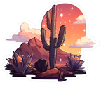 CACTUS STICKER Premium Vinyl Sticker