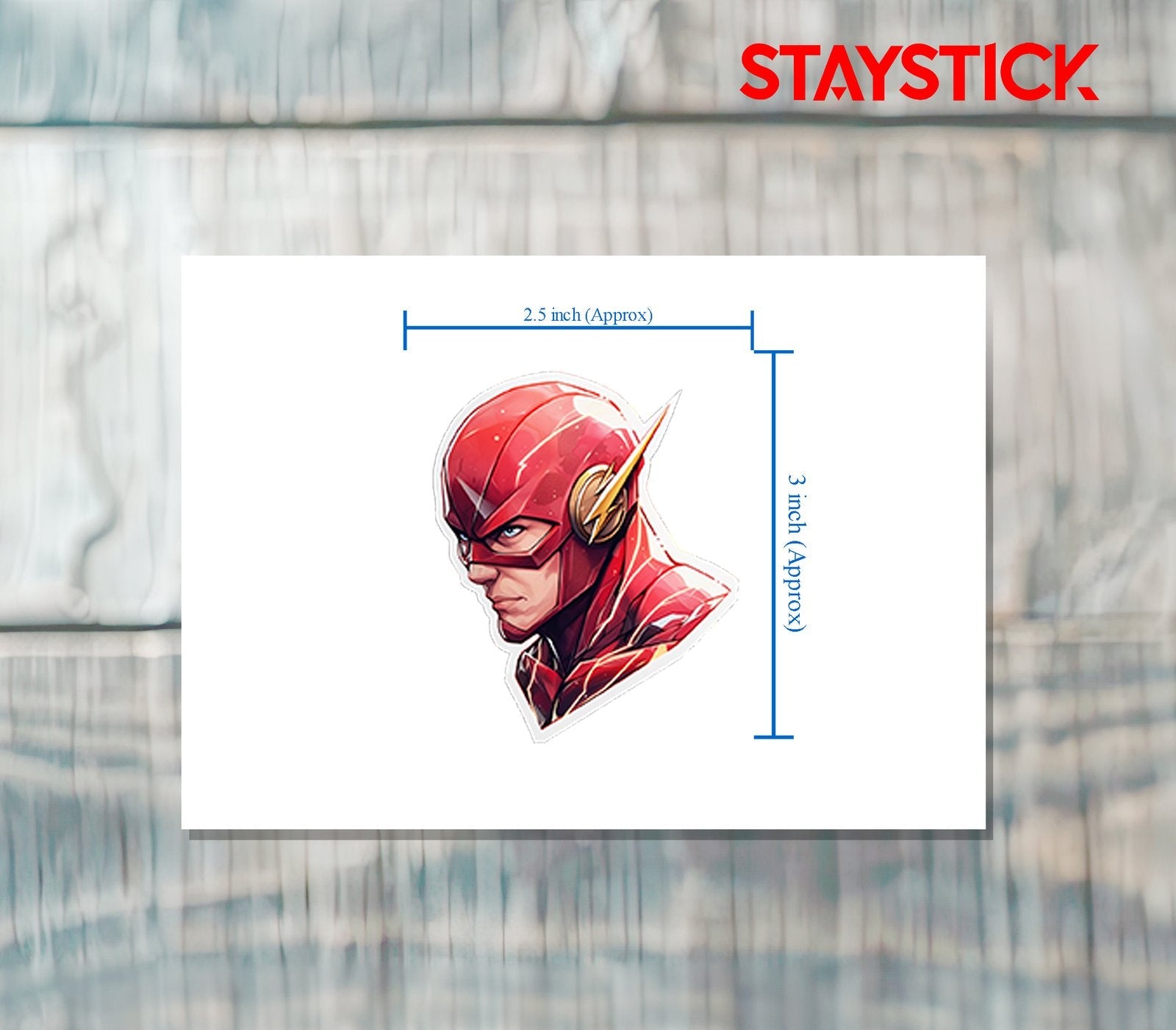 CAPTAIN FACE STICKER Premium Vinyl Sticker