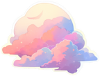 CLOUD STICKER Premium Vinyl Sticker