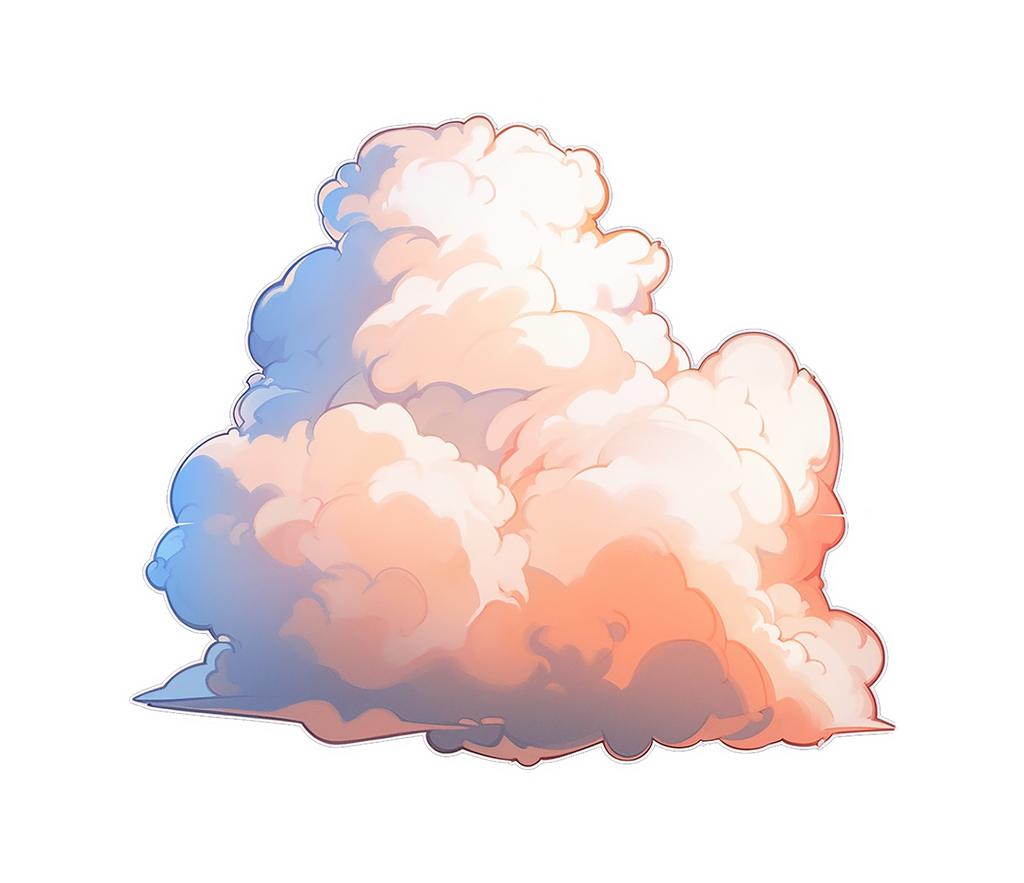 CLOUD 2 STICKER Premium Vinyl Sticker