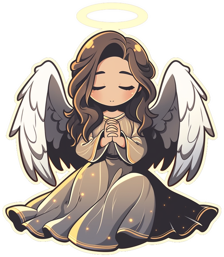 ANGEL STICKER Premium Vinyl Sticker
