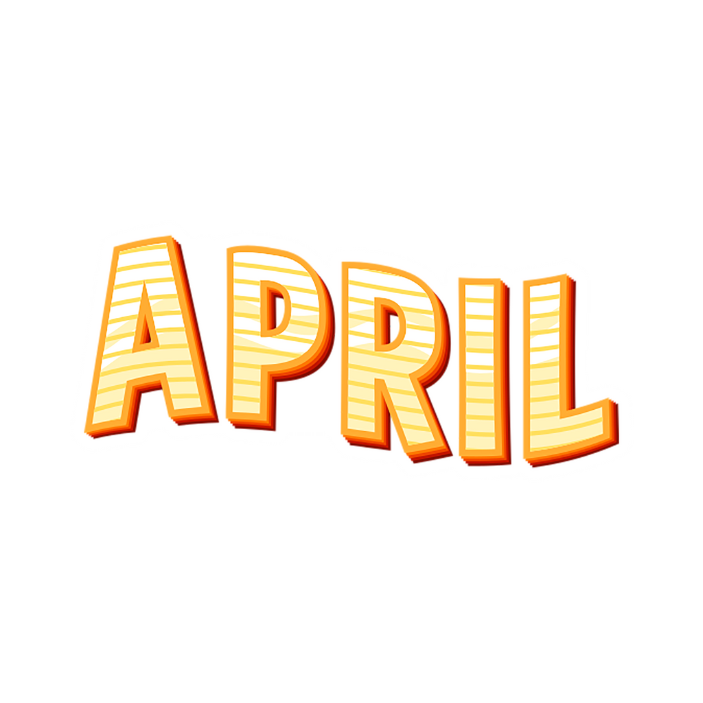 APRIL STICKER Premium Vinyl Sticker