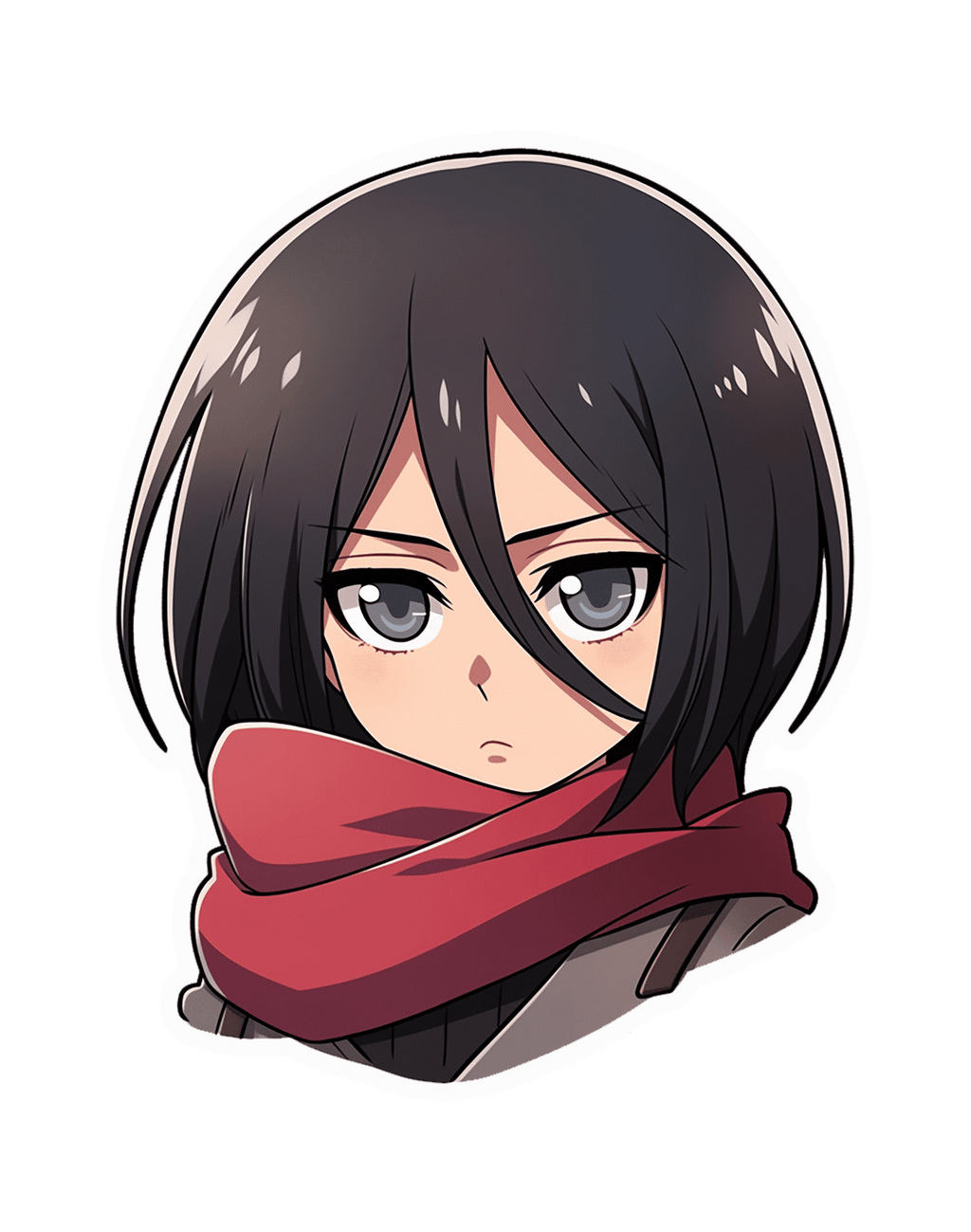 ANIME GIRL STICKER Premium Vinyl Sticker
