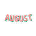 AUGUST STICKER Premium Vinyl Sticker