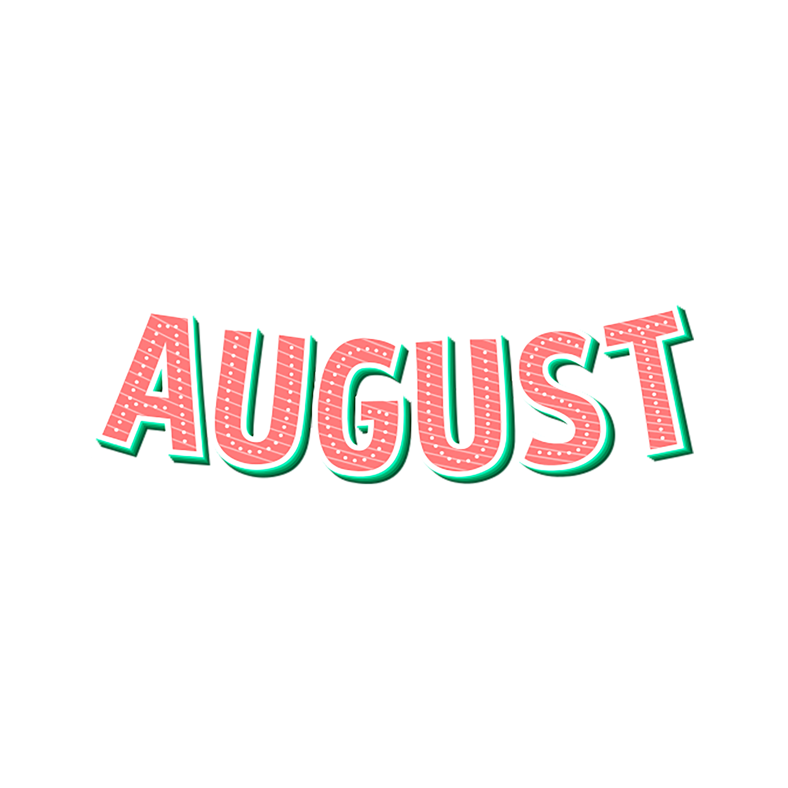 AUGUST STICKER Premium Vinyl Sticker