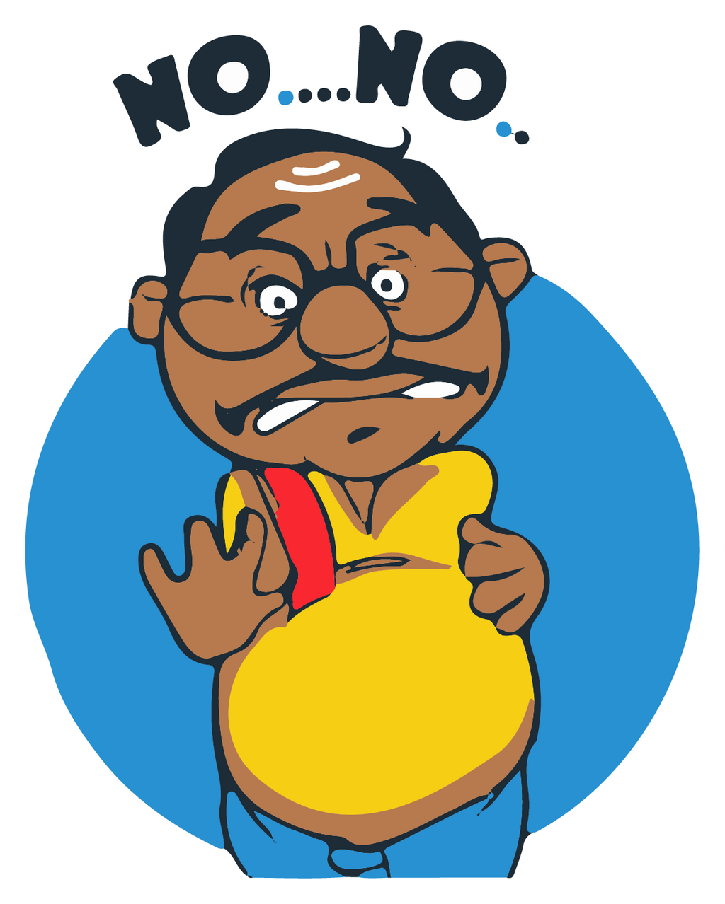 FUNNY CARTOON STICKER Premium Vinyl Sticker