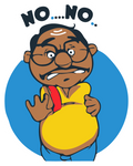 FUNNY CARTOON STICKER Premium Vinyl Sticker