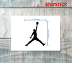 BASKETBALL GOAL STICKER Premium Vinyl Sticker