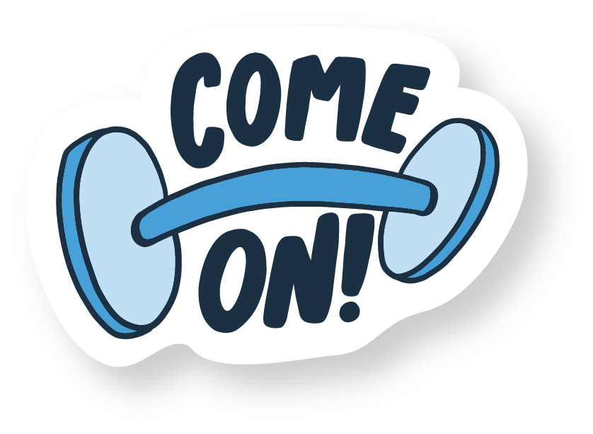 COME ON STICKER Premium Vinyl Sticker