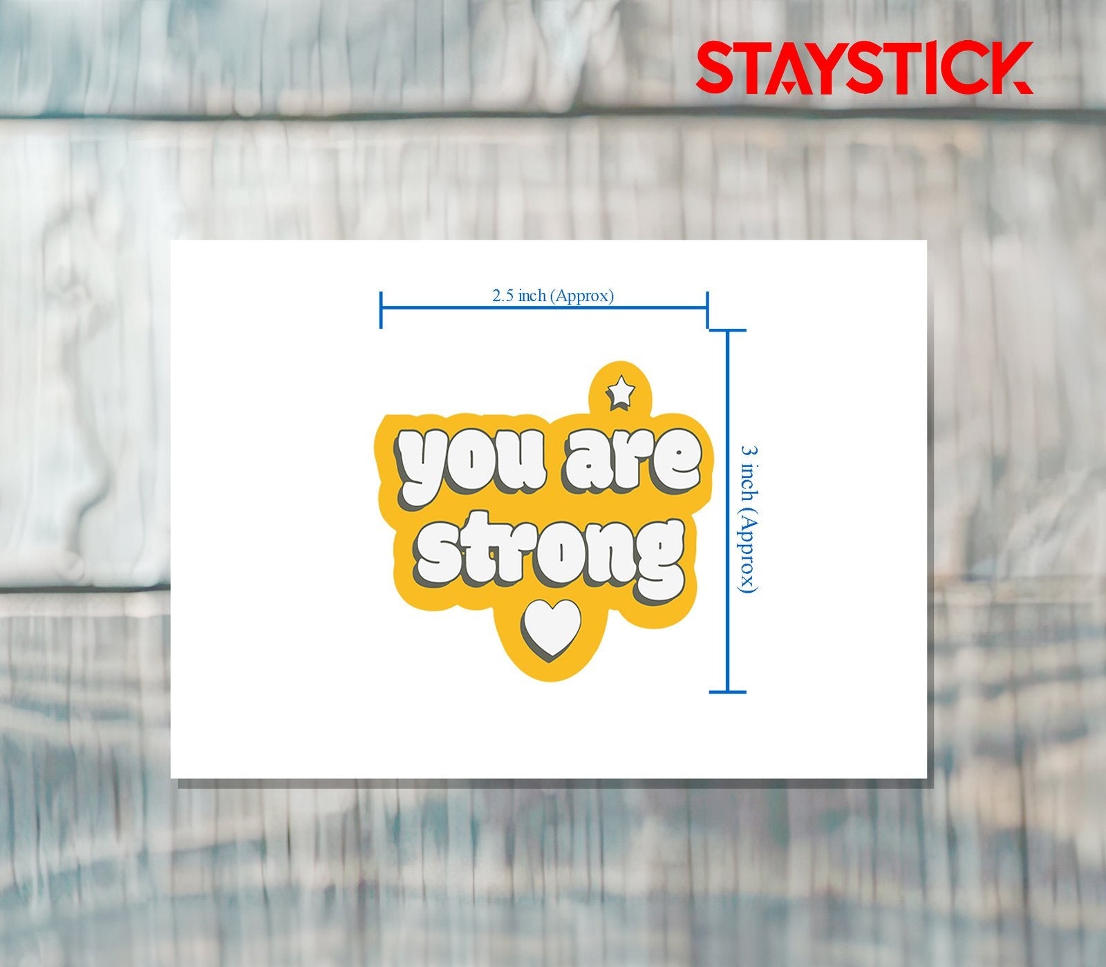 MOTIVATE STICKER Premium Vinyl Sticker