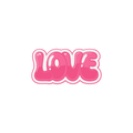 LOVE STICKER Premium Vinyl Sticker