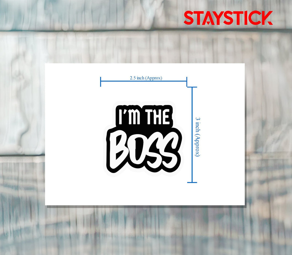 BOSSVIBE STICKER Premium Vinyl Sticker