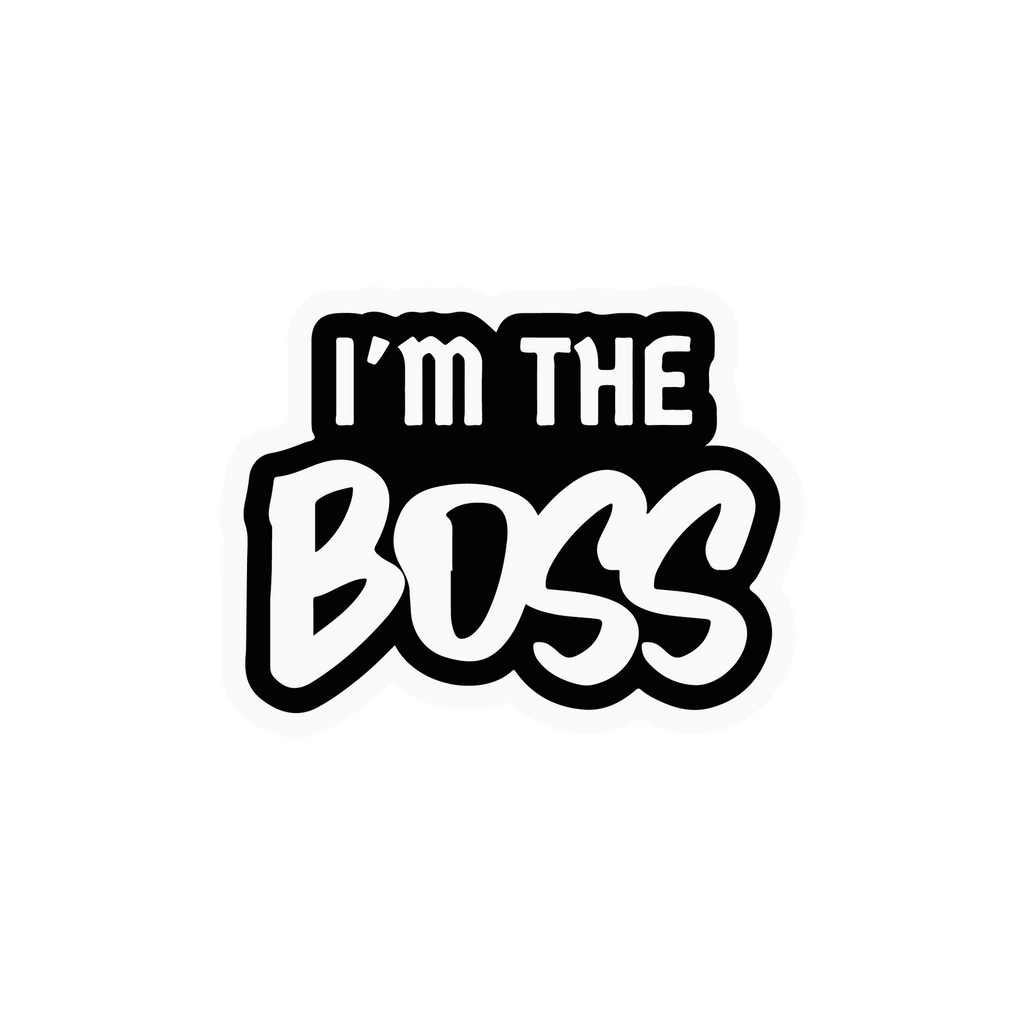 BOSSVIBE STICKER Premium Vinyl Sticker