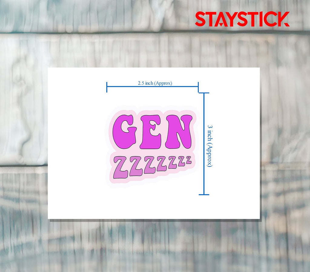 GENZZ STICKER Premium Vinyl Sticker