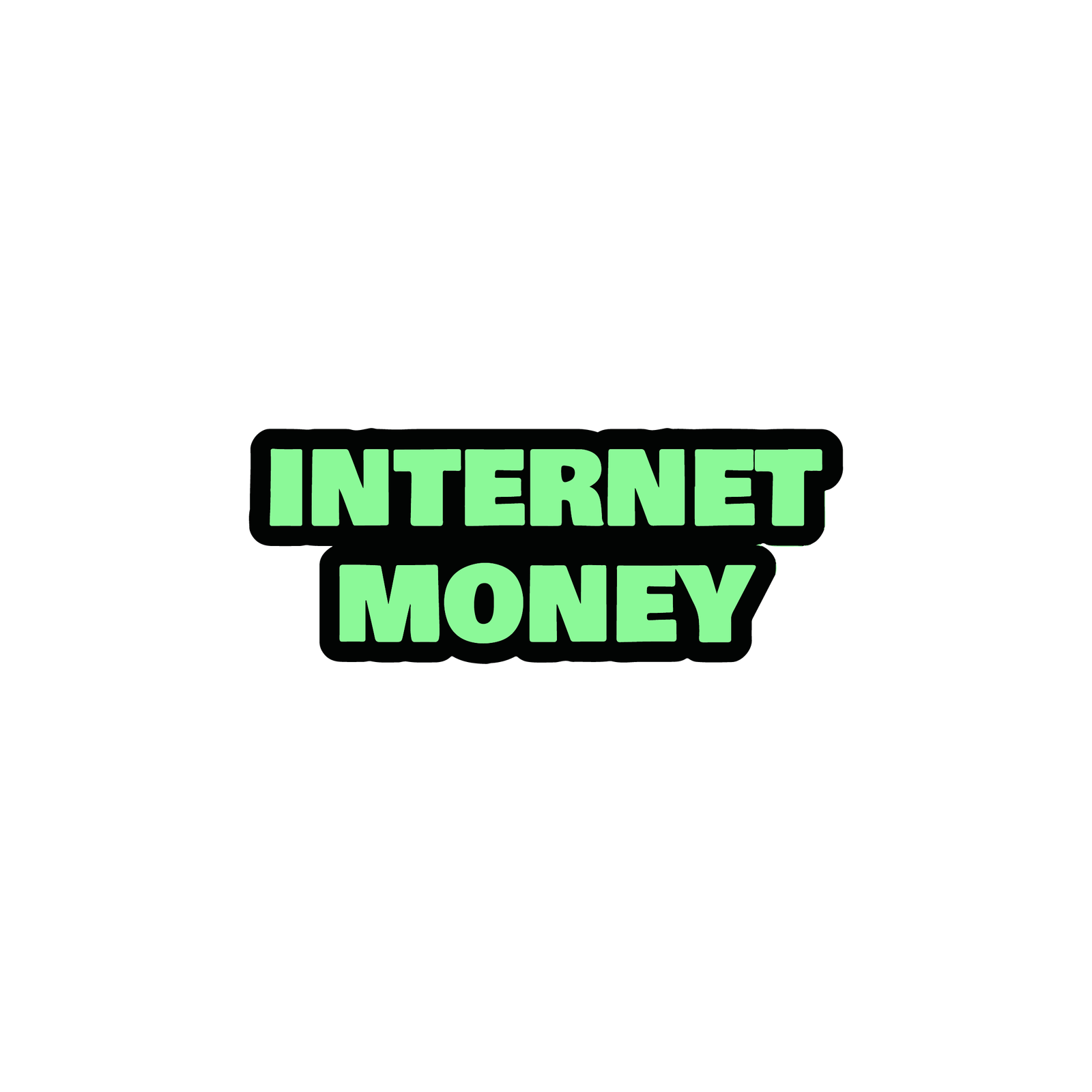 MONEY STICKER Premium Vinyl Sticker