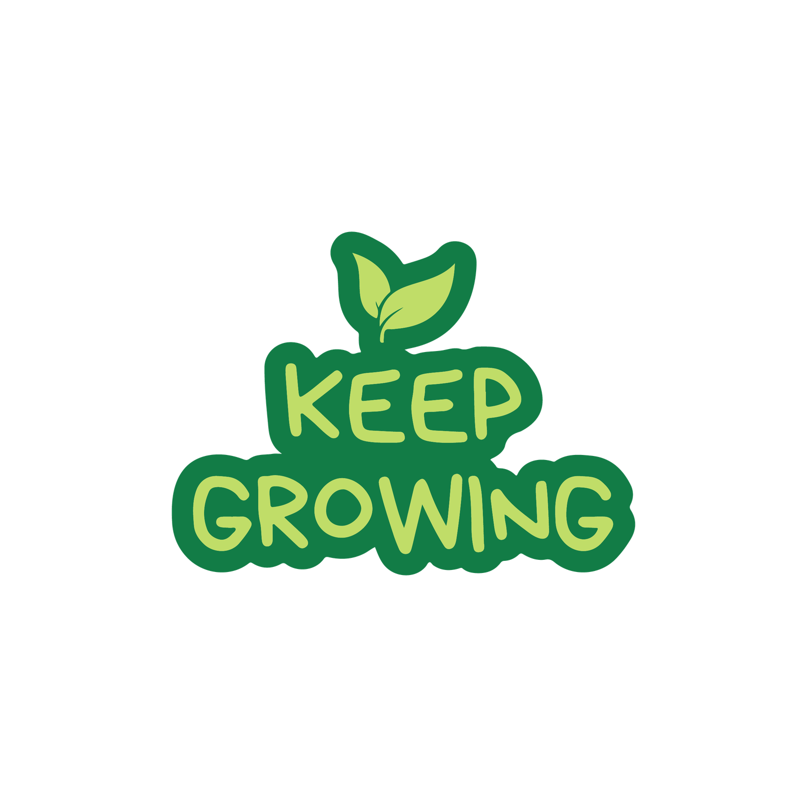 GROWING STICKER Premium Vinyl Sticker