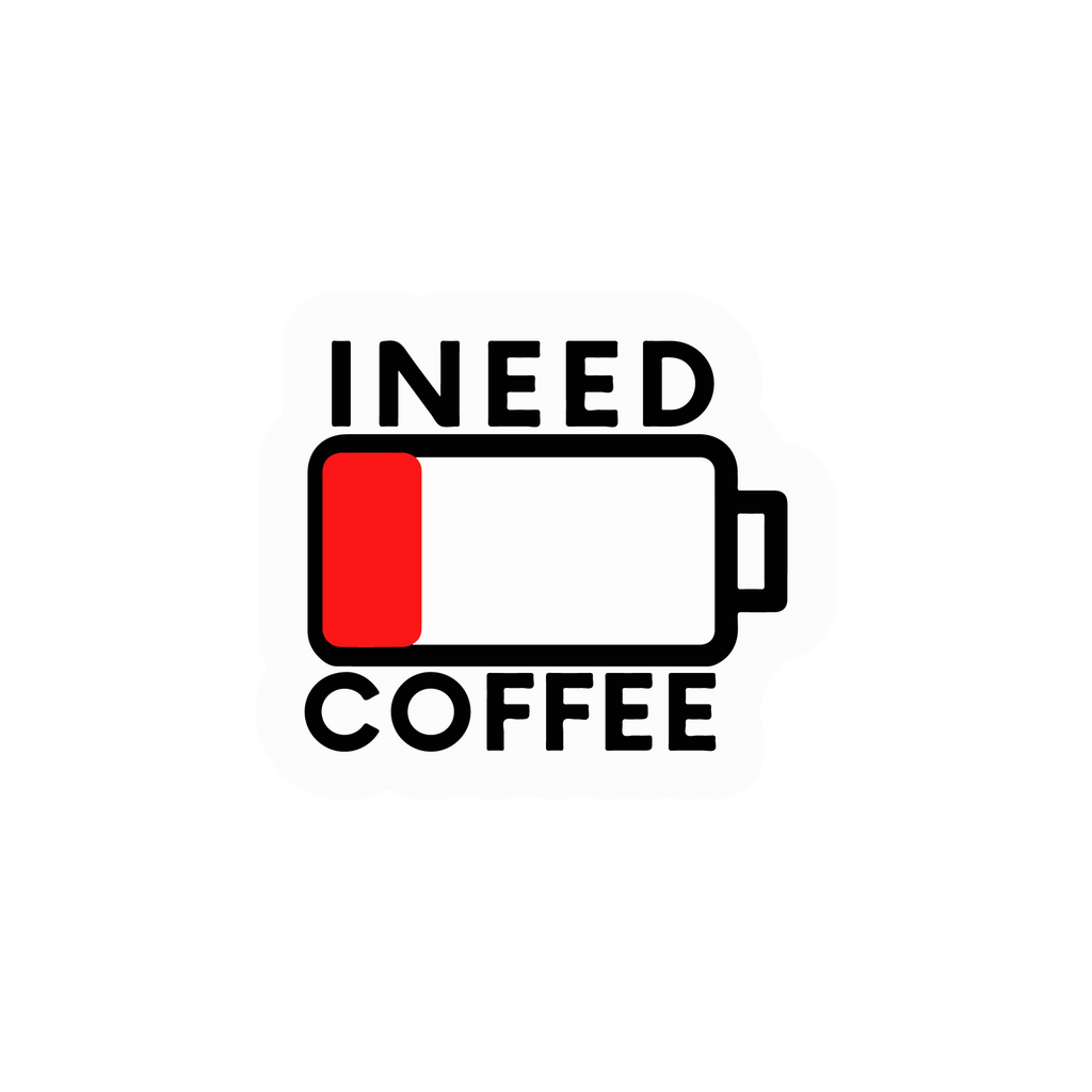COFFEE STICKER Premium Vinyl Sticker