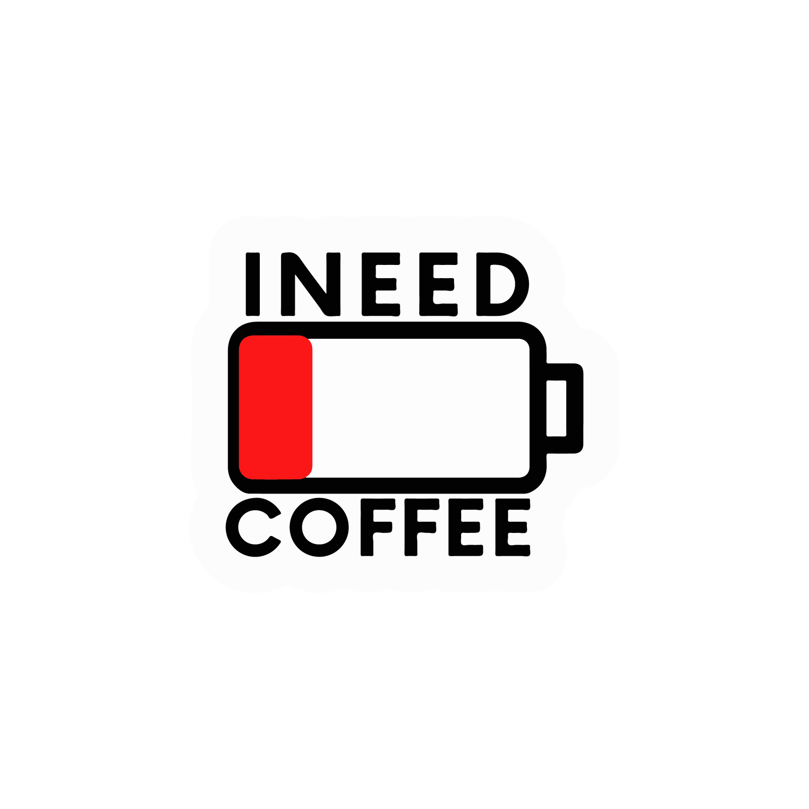 COFFEE STICKER Premium Vinyl Sticker