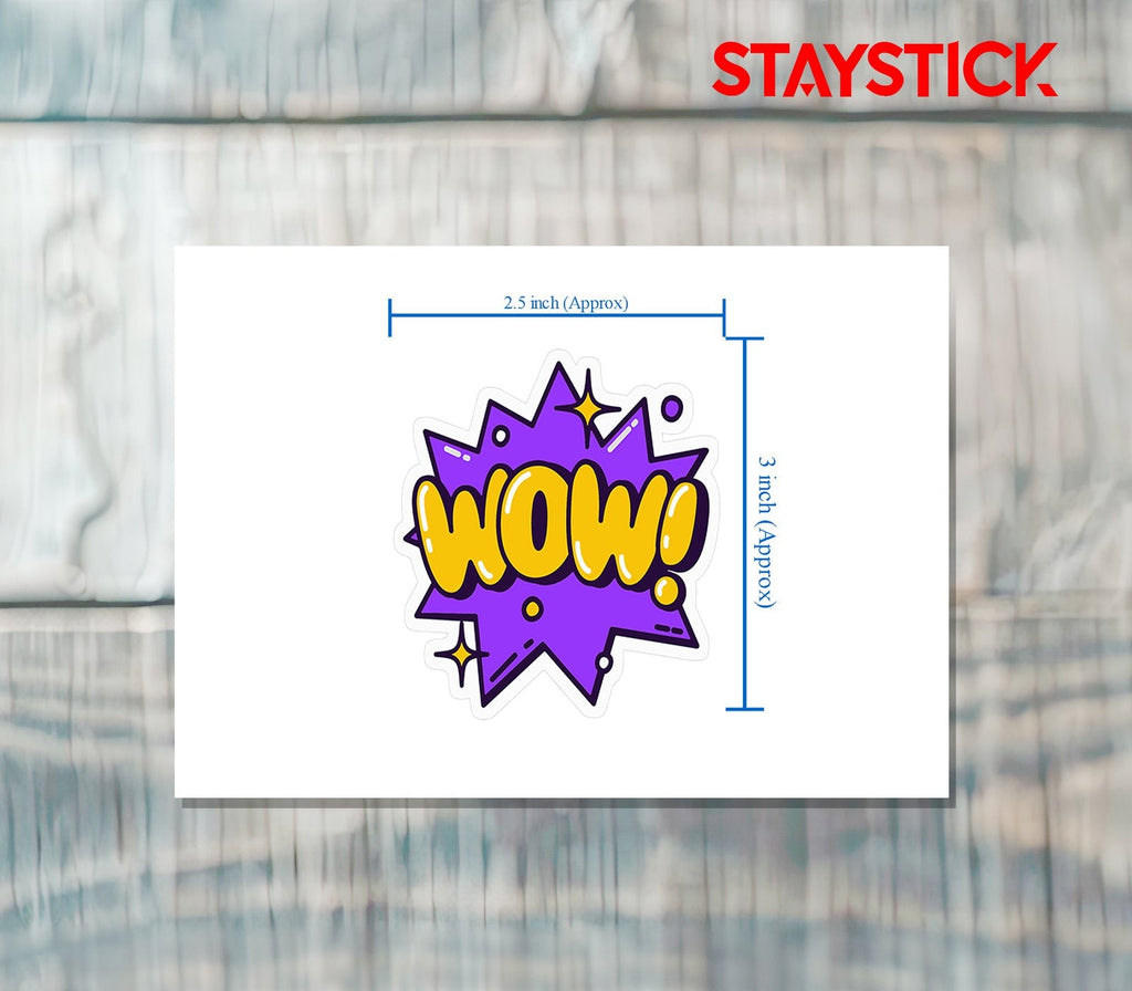 WOW STICKER Premium Vinyl Sticker