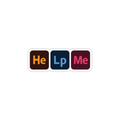 HELP ME STICKER Premium Vinyl Sticker