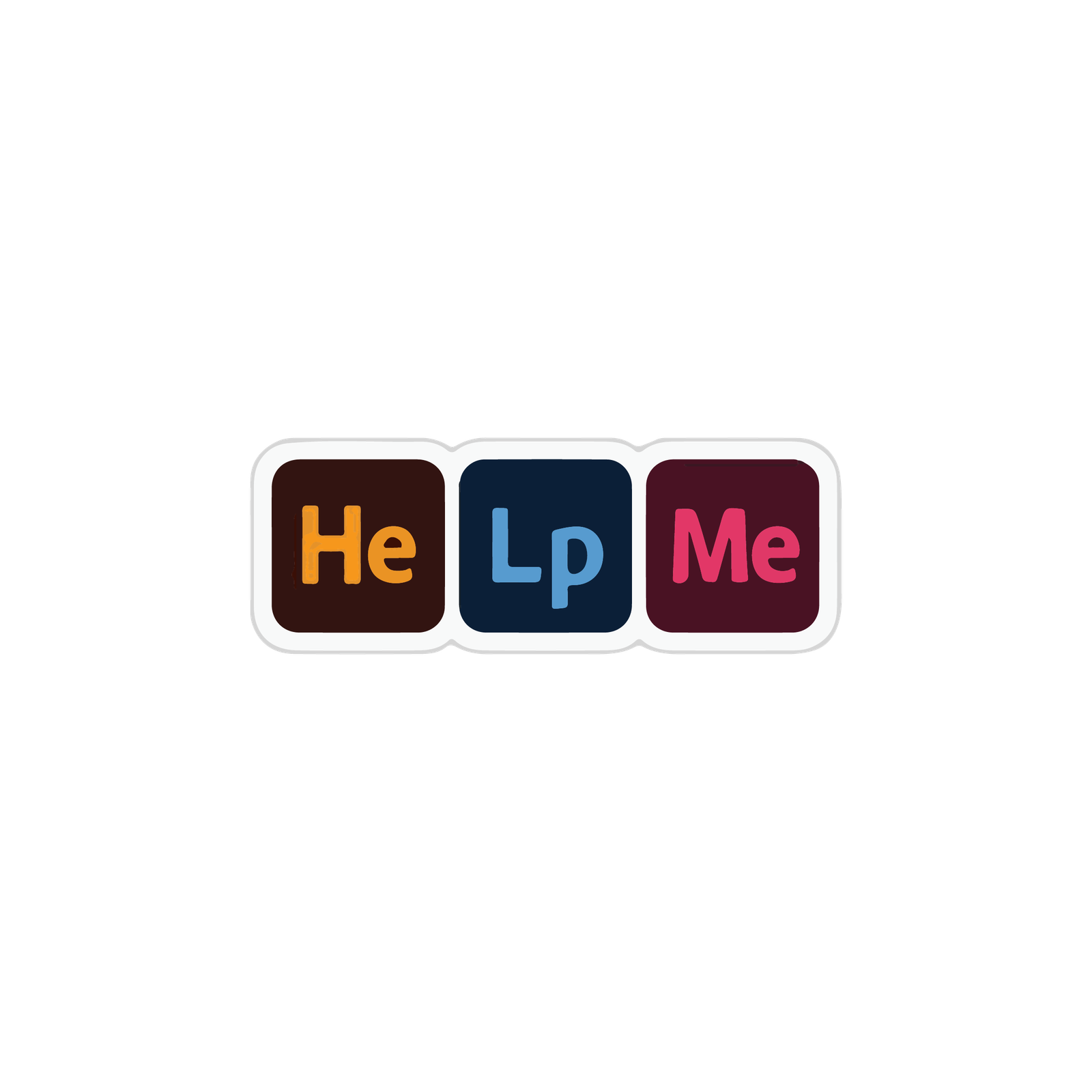 HELP ME STICKER Premium Vinyl Sticker