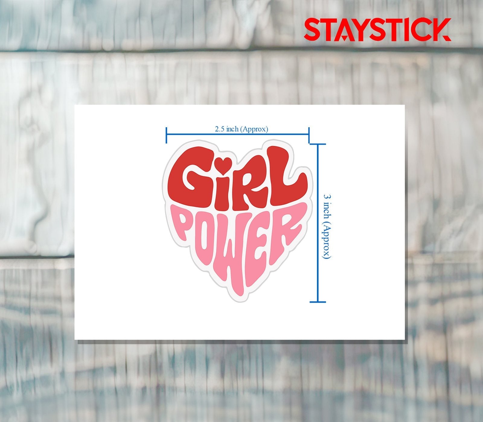 GIRL POWER STICKER Premium Vinyl Sticker