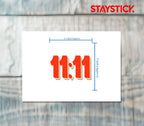 11:11 STICKER Premium Vinyl Sticker