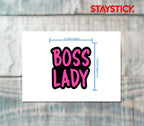 BOSS LADY STICKER Premium Vinyl Sticker