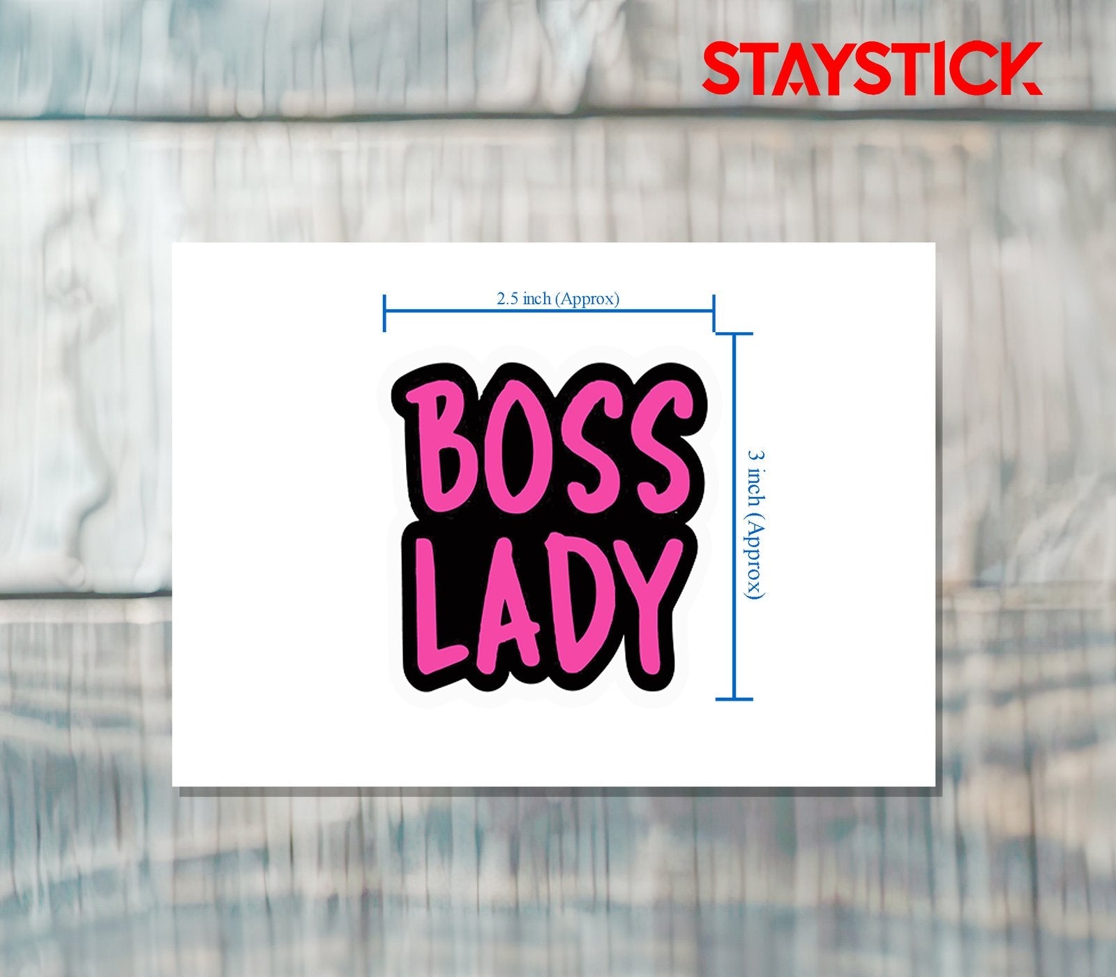 BOSS LADY STICKER Premium Vinyl Sticker