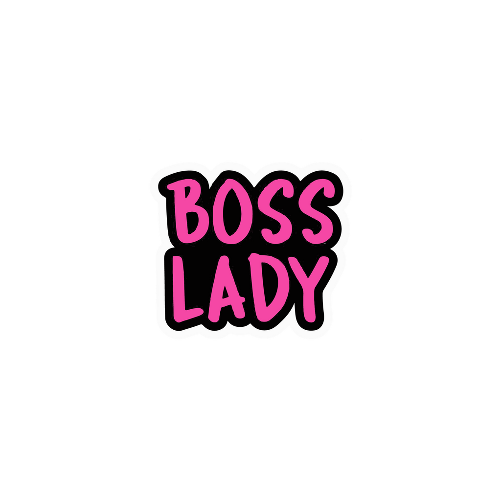 BOSS LADY STICKER Premium Vinyl Sticker