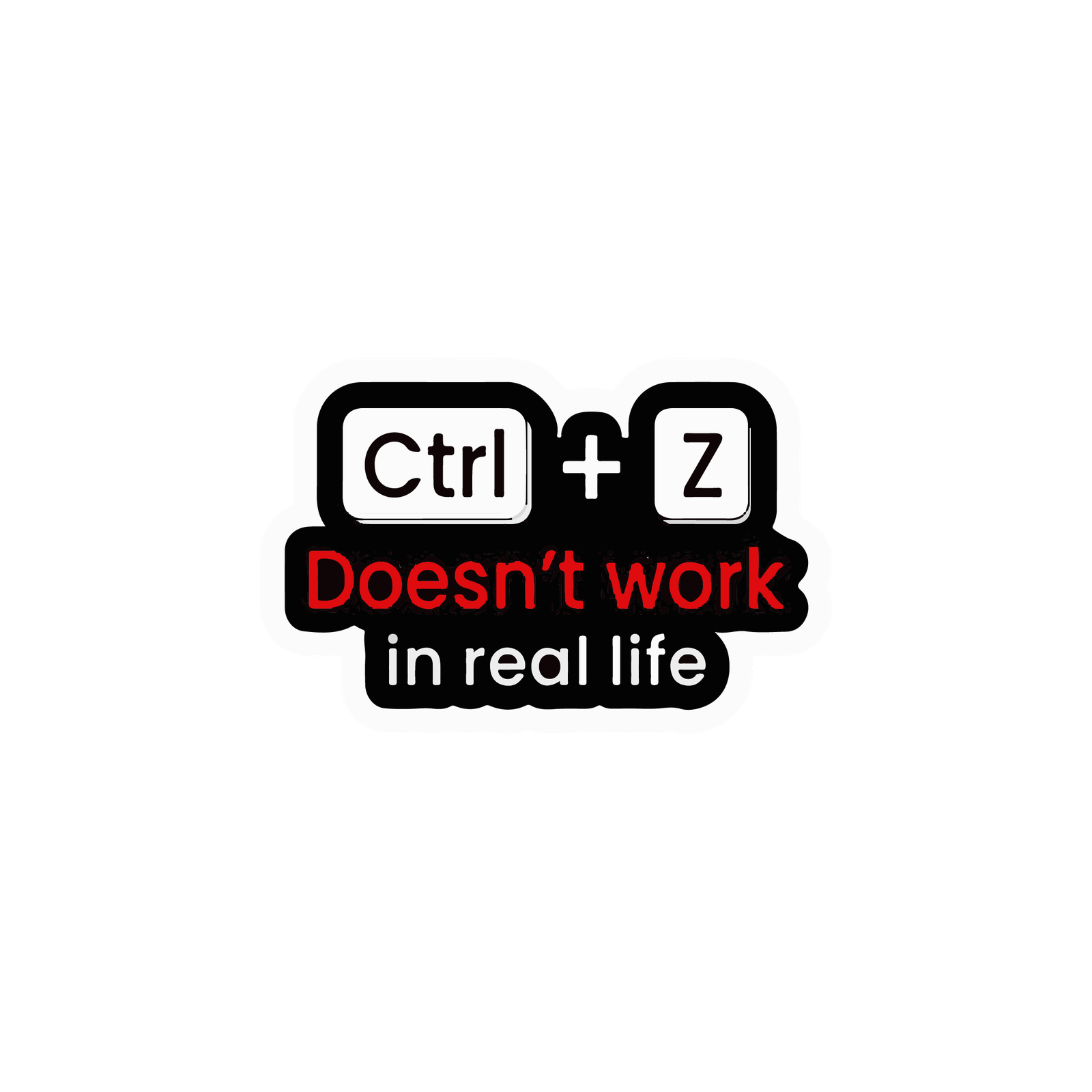 REALITY STICKER Premium Vinyl Sticker